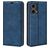 Mobigear Retro Slim Motorola Moto G85 Hülle Klapphülle Geldbörse - Dunkelblau