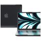 Mobigear Shockproof Pro MacBook Air 13 Zoll (2022-2025) Hardcase Hülle MacBook Case - Schwarz - Model A2681 / A3113 / A3240