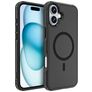 Mobigear Traveller iPhone 16 Plus MagSafe Hülle Hardcase Backcover Stoßfest - Schwarz
