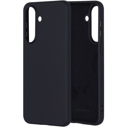 Mobiparts Samsung Galaxy A37 Silikon Hülle Backcover - Schwarz