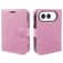 Mobigear Classic iPhone Duo Hülle Klapphülle Geldbörse - Pink