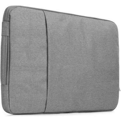 Mobigear Denim Zipper Laptop Sleeve 11 Zoll Laptop Hülle - Grau