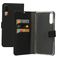 Mobiparts Saffiano Wallet Samsung Galaxy A70 Hülle Klapphülle Geldbörse - Schwarz