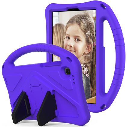 Mobigear AeroArmor Samsung Galaxy Tab A7 Lite Tablet Hülle für Kinder mit Tragegriff + Stifthalter - Lila