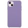 Mobigear Rubber Touch iPhone 15 Silikon Hülle Backcover - Lila