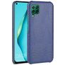 Mobigear Croco Huawei P40 Lite Hülle Hardcase Backcover - Blau