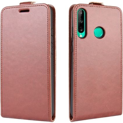 Mobigear Huawei P40 Lite E Hülle Flipcase - Braun