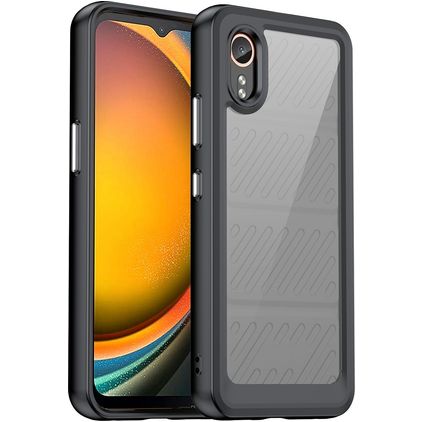 Mobigear Crystal Samsung Galaxy Xcover 7 Hülle Hardcase Backcover - Schwarz