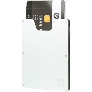 Valenta Card Case Aluminium Aluminium Kartenetui - 7 Karten - Silber