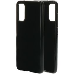 Mobiparts Classic Samsung Galaxy S20 Hülle Flexibles TPU Backcover - Schwarz
