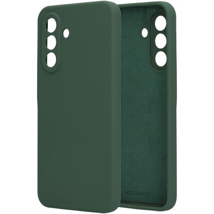Mobiparts Samsung Galaxy A36 Silikon Hülle Backcover - Forest Green