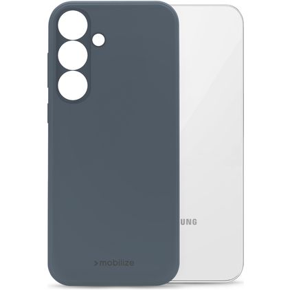 Mobilize Rubber Gelly Samsung Galaxy S23 FE Hülle Flexibles TPU Backcover - Matt Blue