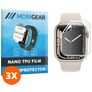 Mobigear Apple Watch - 41 mm Hydrogel TPU Displayschutz - Hüllenfreundlich (3er Pack)
