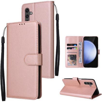 Mobigear Wallet Samsung Galaxy S25 FE Hülle Klapphülle Geldbörse - Roségold
