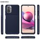 Mobigear Groove POCO M5s Hülle Flexibles TPU Backcover - Blau
