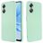 Mobigear Rubber Touch OPPO A17 Silikon Hülle Backcover - Grün
