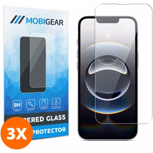 Mobigear iPhone 17e Panzerglas Gehärtetes Glas Displayschutz - Hüllenfreundlich (3er Pack)
