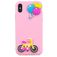 Mobigear Design iPhone XS Max Hülle Flexibles TPU Backcover - Ballon