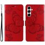 Mobigear Butterfly Samsung Galaxy A26 Hülle Klapphülle Geldbörse - Rot