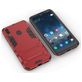 Mobigear Armor Stand Huawei Y7 (2019) Hülle Hardcase Backcover Stoßfest mit Ständer - Rot