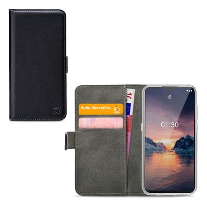 Mobilize Classic Gelly Wallet Nokia 1.3 Klapphülle Portemonnaie - Schwarz