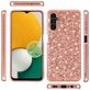 Mobigear Glitter Samsung Galaxy A54 Hülle Hardcase Backcover - Blau