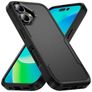 Mobigear Heavy Armor iPhone 16 Hülle Hardcase Backcover Stoßfest - Schwarz