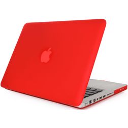 Mobigear Matte MacBook Pro 15 Zoll (2008-2012) Hardcase Hülle MacBook Case - Rot - Model A1260 / A1286