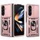Mobigear Armor Ring Cam Slide Samsung Galaxy Z Fold 8 Ultra Hülle Hardcase Backcover Stoßfest mit Ringhalter und Kamera Slider - Roségold