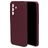 Mobiparts Samsung Galaxy A56 Silikon Hülle Backcover - Plum Red