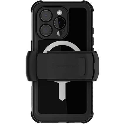 Ghostek Nautical Belt iPhone 16 Pro Wasserdicht MagSafe Hülle Hardcase Backcover Stoßfest - Schwarz