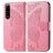 Mobigear Butterfly Sony Xperia 5 IV Hülle Klapphülle Geldbörse - Pink