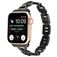 Mobigear Paris Edelstahl Apple Watch Armband Faltschließe - 49/46/45/44 mm - Schwarz