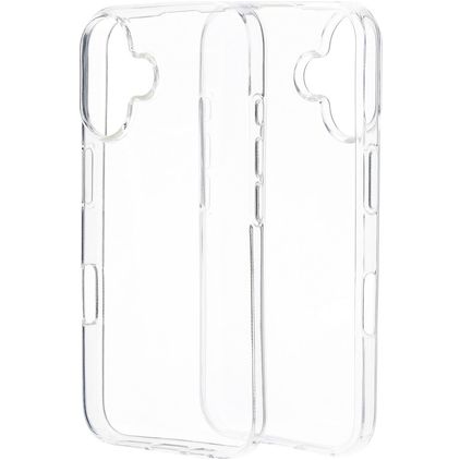 Mobiparts Classic Durchsichtig iPhone 16 Hülle Flexibles TPU Backcover - Transparent
