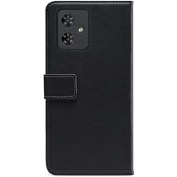 Mobilize Classic Gelly Motorola Moto G54 Hülle Klapphülle Geldbörse - Schwarz