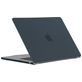 Mobigear Matte MacBook Air 15 Zoll (2023-2025) Hardcase Hülle MacBook Case - Schwarz - Model A2941 / A3114 / A3241