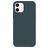 Valenta Snap Luxe iPhone 12 Mini Hülle Echtes Leder Backcover - Blau