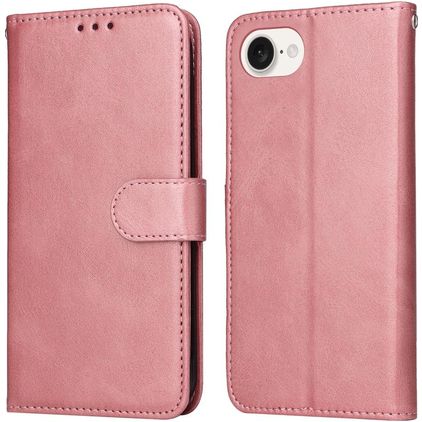 Mobigear Wallet iPhone 17e Hülle Klapphülle Geldbörse - Roségold