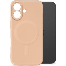 My Style Protective Flex iPhone 16 MagSafe Hülle Flexibles TPU Backcover - Soft Pink