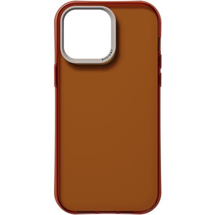 Nudient Form iPhone 14 Pro Max Hardcase Backcover Shockproof - Braun