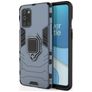 Mobigear Armor Ring OnePlus 8T Hülle Hardcase Backcover Stoßfest mit Ringhalter - Blau