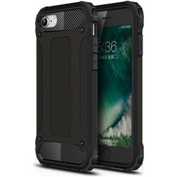 Mobigear Outdoor iPhone SE (2020) Hülle Hardcase Backcover Stoßfest - Schwarz