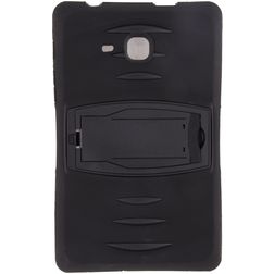 Xccess Survivor Essential Samsung Galaxy Tab A 7.0 (2016) Hülle Kunststoff,Silikon Backcover + Ständer - Schwarz