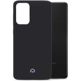 Mobilize Rubber Gelly Samsung Galaxy A52 Hülle Flexibles TPU Backcover - Matt Black