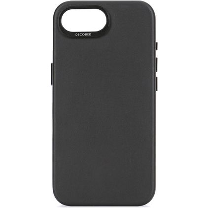 Decoded iPhone 17e Hülle Echtes Leder Backcover Stoßfest - Schwarz