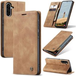 CaseMe 013 Samsung Galaxy A56 Hülle Klapphülle Geldbörse - Braun