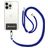 Mobigear Lanyard Universal-Handykette einstellbar - Marineblau