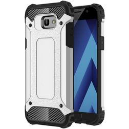 Mobigear Outdoor Samsung Galaxy A5 (2017) Hülle Hardcase Backcover Stoßfest - Silber