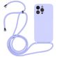 Mobigear Lanyard iPhone 14 Pro Max Silikon Handykette - Lila
