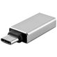 Mobigear Alu USB-C auf USB-A Adapter - Silber